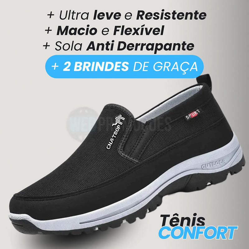 Tênis Ortopédico Pheron Comfort Titanium - Conforto Supremo